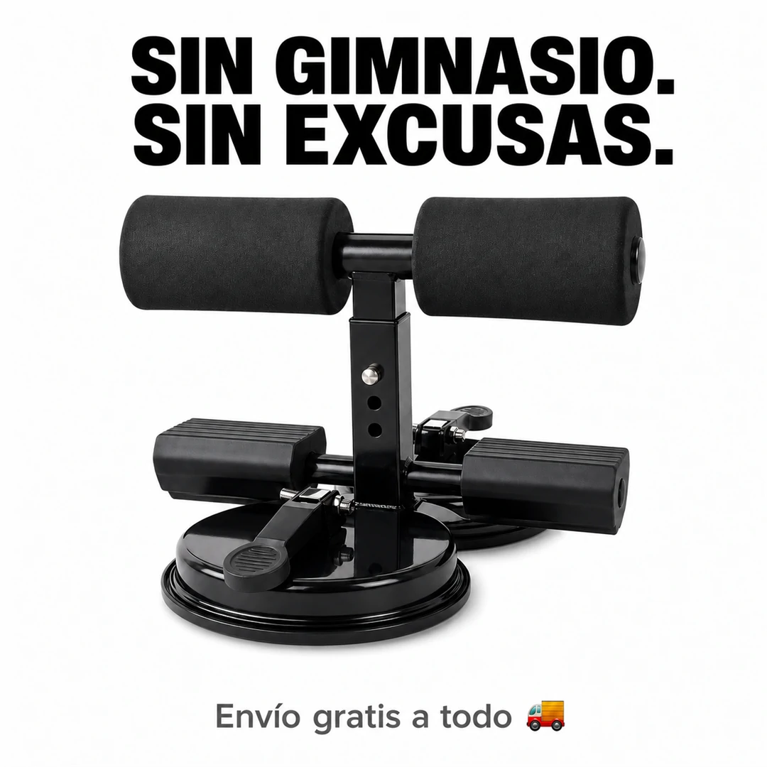 Barra de Abdominales con Ventosas - Entrena en Casa 💪