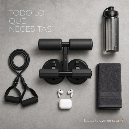 Barra de Abdominales con Ventosas - Entrena en Casa 💪