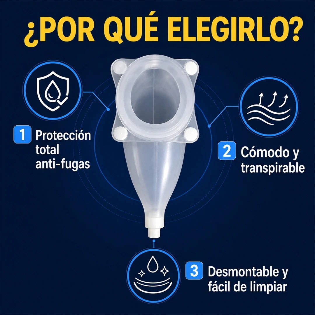 Orinal de Silicona para Adultos