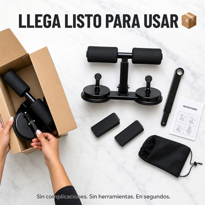 Barra de Abdominales con Ventosas - Entrena en Casa 💪
