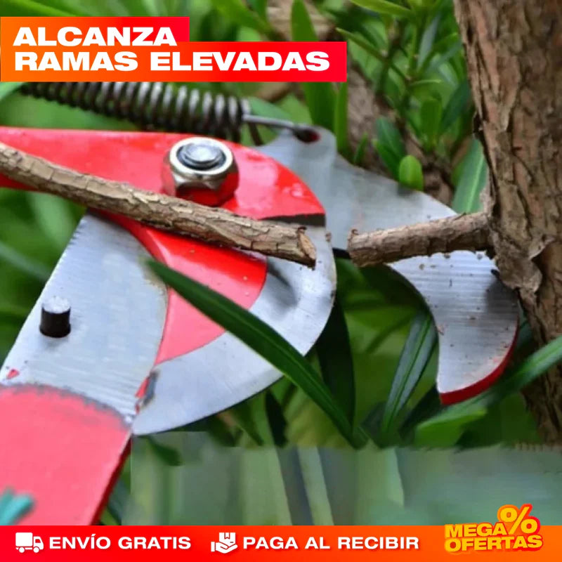 Tijera Podadora Extensible Para Alturas