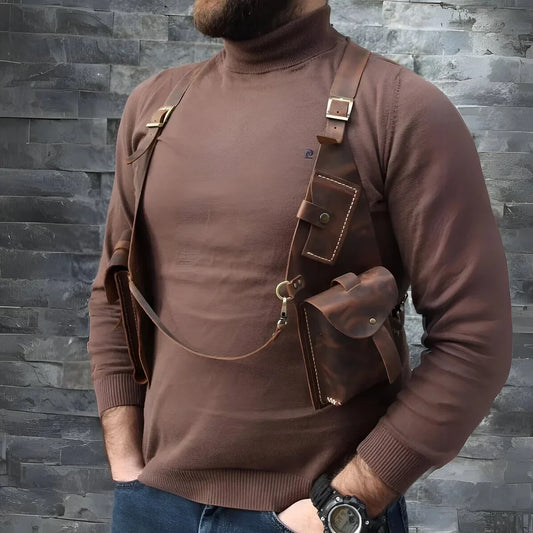 SecureCarry™ – Arnés de cuero antirrobo