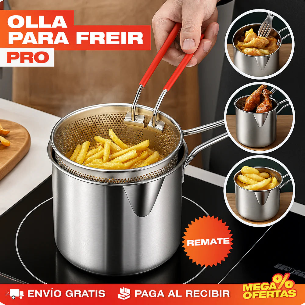OLLA PARA FREÍR PRO – Freír Nunca Fue Tan Fácil
