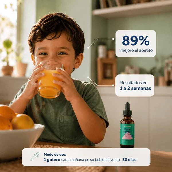 Tu hijo vuelve a comer, dormir y crecer.